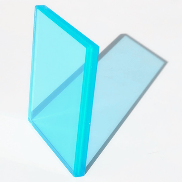 light blue  Laminated Glass Panel