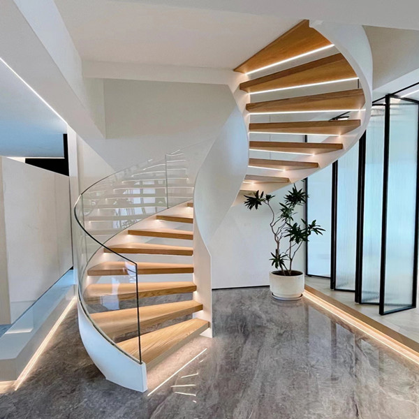 High Quality glass staircase